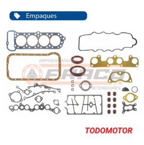 EMPAQUETADURA MOTOR MAZDA 323 CARBURADO